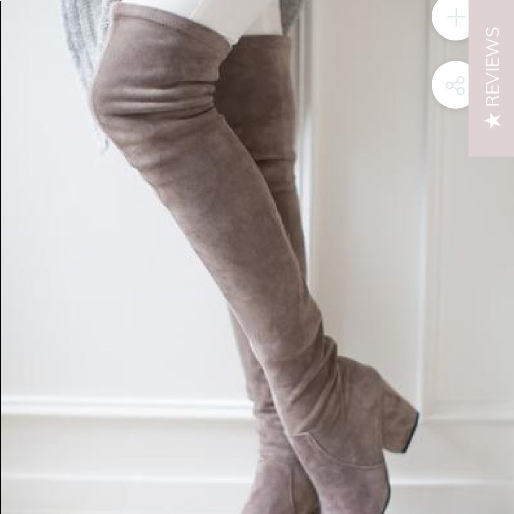 Goodnight macaroon over the knee boots